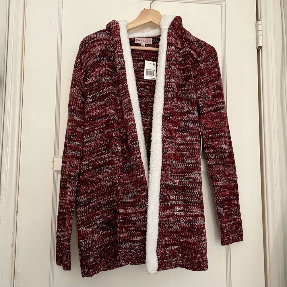 Loungewear sweater with hood